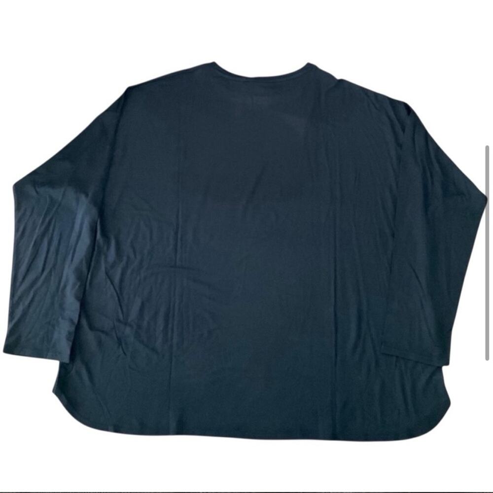 Gap Women's Drop Shoulder Black Top Size XXL NWT - Picture 4 of 6